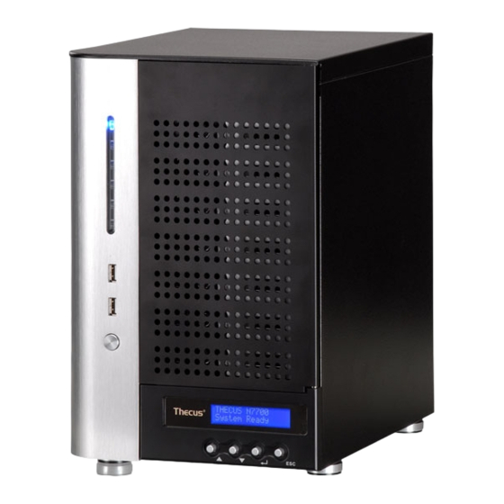 Thecus N7700SAS Bedienungsanleitung
