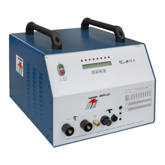 Soyer BMH-22i Bedienungsanleitung