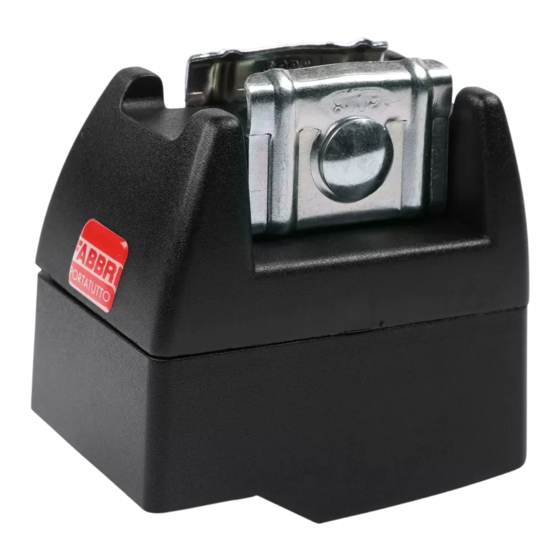 Fabbri Portatutto 17524000 Montageanweisungen
