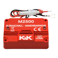 K&K M2500 Montageanleitung