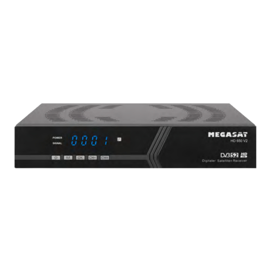 Megasat HD 650 V2 Handbücher