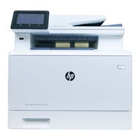 HP Color LaserJet Pro MFP M477fdw Benutzerhandbuch