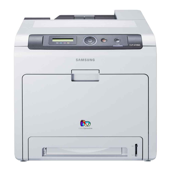 Samsung CLP-670ND Benutzerhandbuch