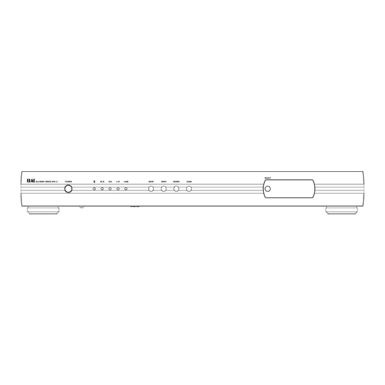 ELAC Alchemy DPA-2 Bedienungsanleitung