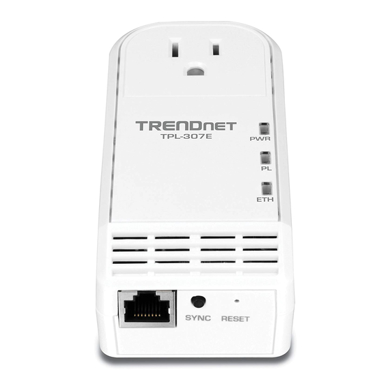 TRENDnet TPL-307E Kurzanleitung