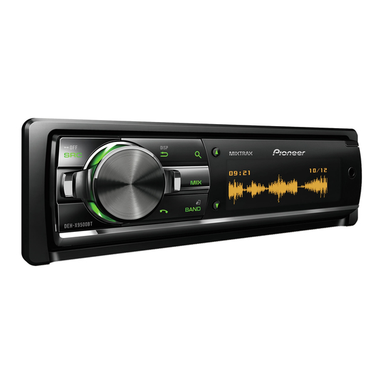 Pioneer DEH-X9500BT Bedienungsanleitung
