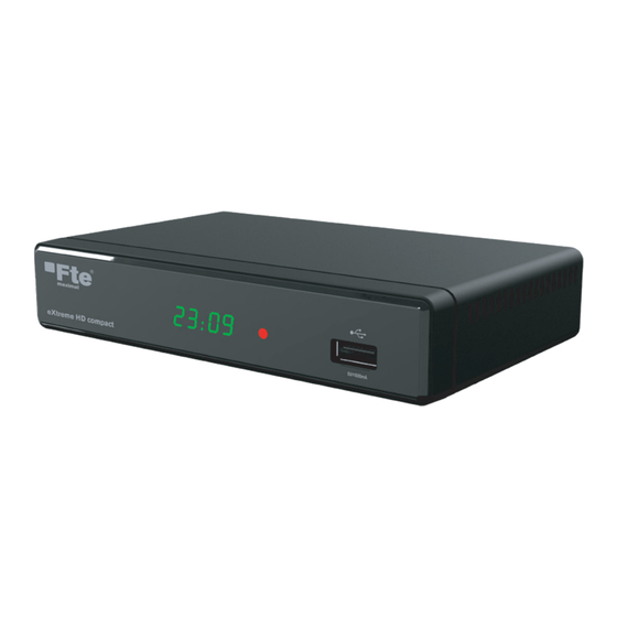 FTE eXtreme HD Compact Kurzinstallationsanleitung