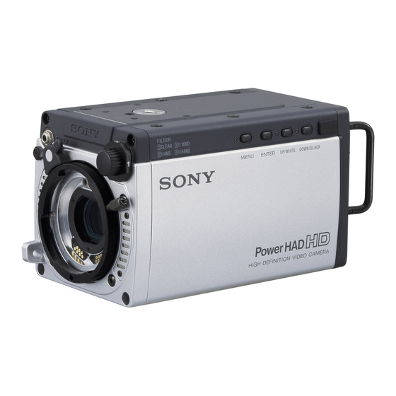 Sony HDC-X300 Bedienungsanleitung