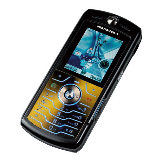 Motorola slvr l7 Bedienungsanleitungen