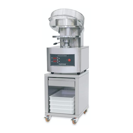 Cuppone Pizzaform Installations- Und Gebrauchshandbuch