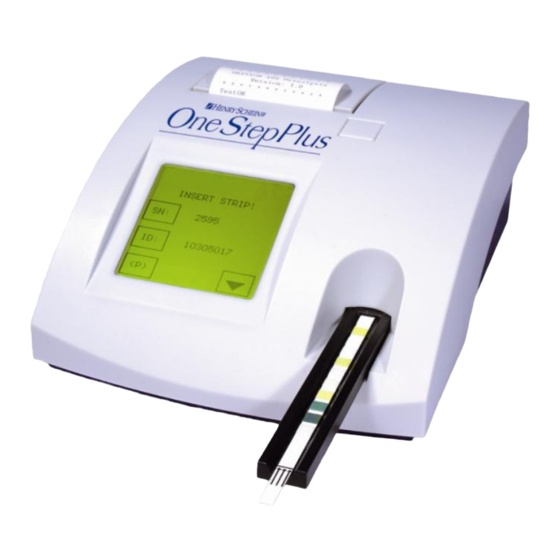 Henry Schein OneStepPlus 900-4304 Bedienungsanleitung