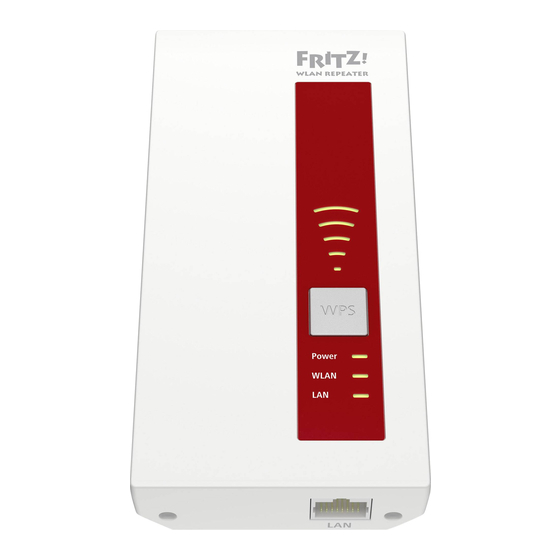 Fritz! WLAN Repeater 1750E Benutzerhandbuch