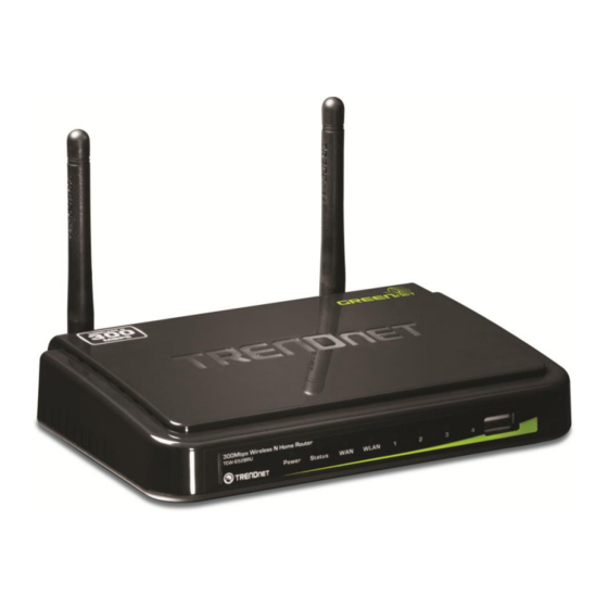 TRENDnet TEW-652BRU Anleitung
