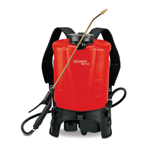 Birchmeier REC 15 ABZ Gebrauchsanleitung