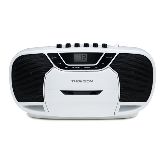 THOMSON RK101CD Handbücher