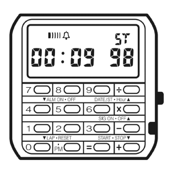 Casio 437 Bedienerführung