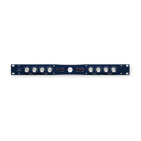 elysia xfilter Handbuch