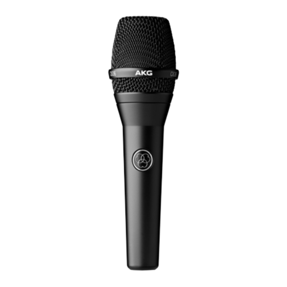 Harman AKG C636 Kurzanleitung