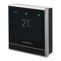 Siemens RDS110 Benutzeranleitung