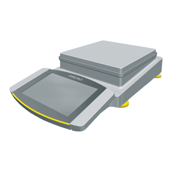 Sartorius Cubis MCA Betriebsanleitung