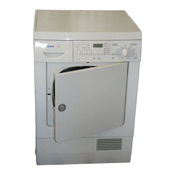 Bosch Maxx WTL 6500 Gebrauchs- Und Aufstellanleitung