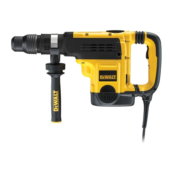 DeWalt D25721 Bedienungsanleitung