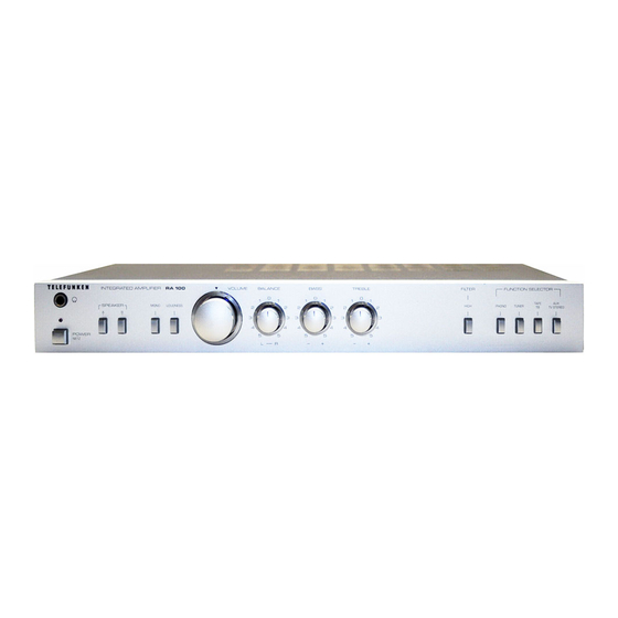 Telefunken RA 100 Service