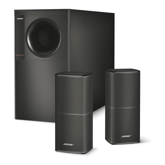 Bose acoustimass 20 Bedienungsanleitung