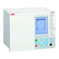 ABB REB670 Referenzhandbuch