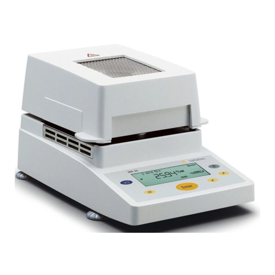 SARTORIUS MA35 BETRIEBSANLEITUNG PdfHerunterladen ManualsLib
