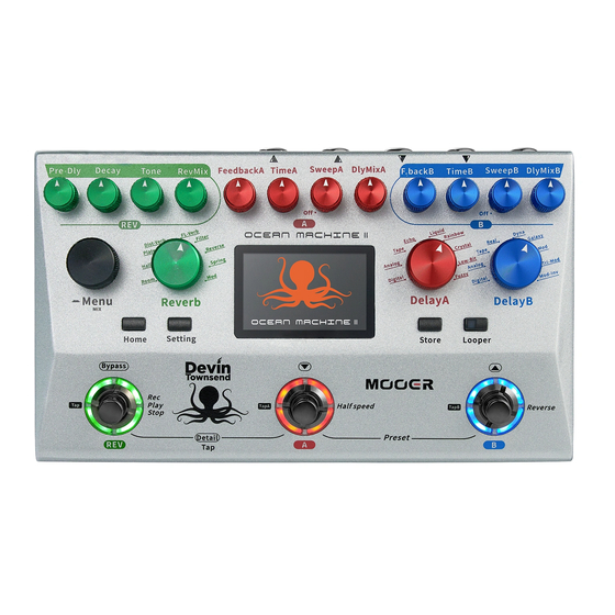Mooer OCEAN MACHINE II Benutzerhandbuch