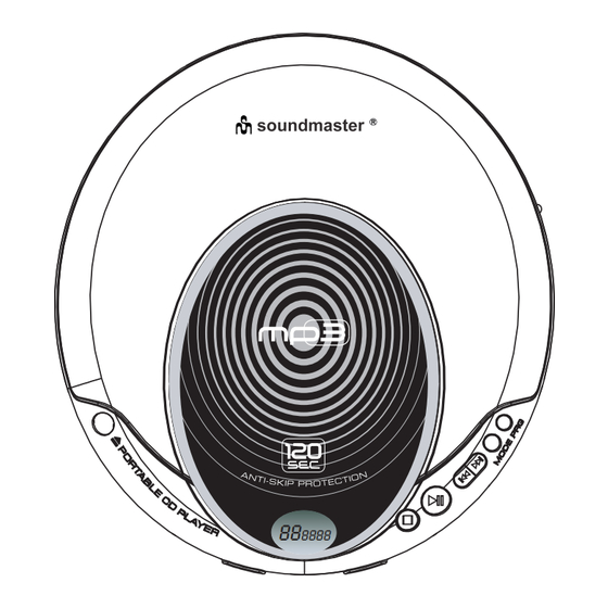 SOUNDMASTER CD-9160MP3 Benutzerhandbuch