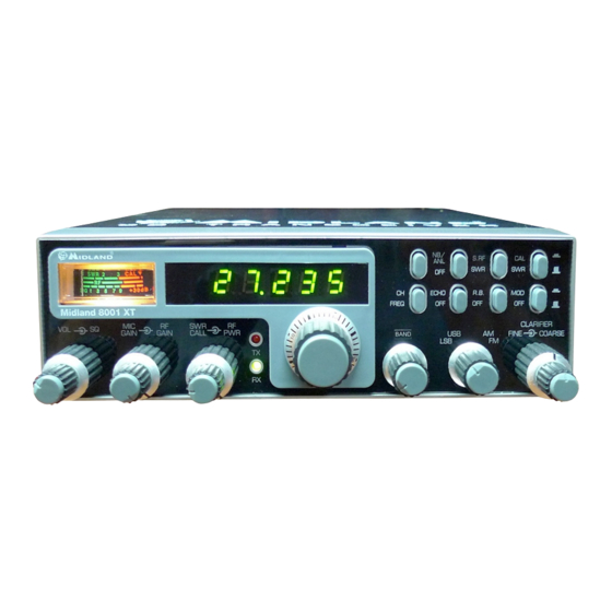 Midland 8001 XT Handbuch