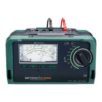 Gossen MetraWatt METRISO G1000A Bedienungsanleitung