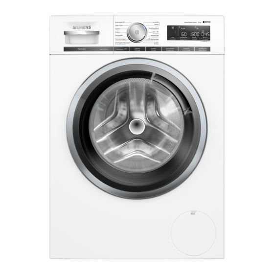 Siemens WM16XM41FG Gebrauchs- Und Montageanleitung