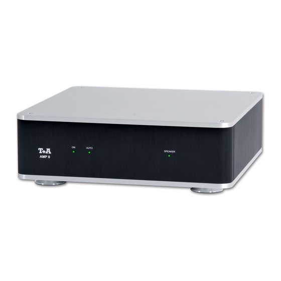T+A AMP 8 Betriebsanleitung
