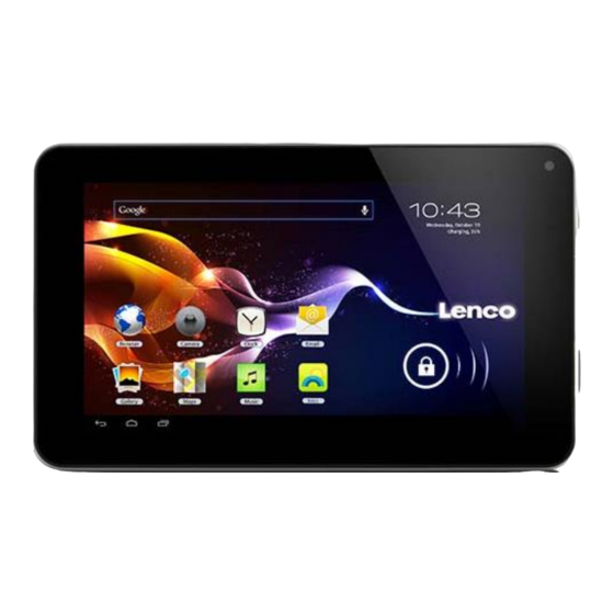 LENCO TAB-705 Bedienungsanleitung