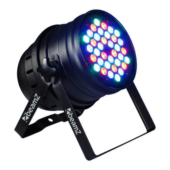 Beamz LED PAR 64-36x1W RGB DMX Bedienungsanleitung