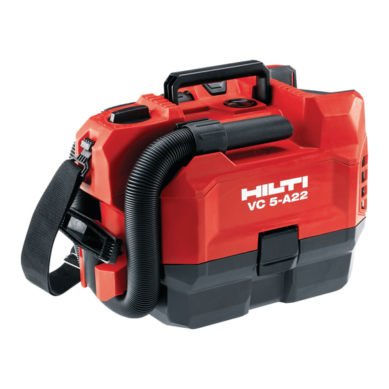 Hilti VC 5-A22-L Handbücher