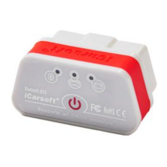 iCarsoft i610 WIFI Schnellstartanleitung