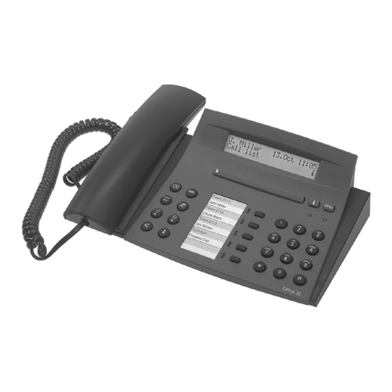 Aastra Ascotel Office 35 Bedienungsanleitung
