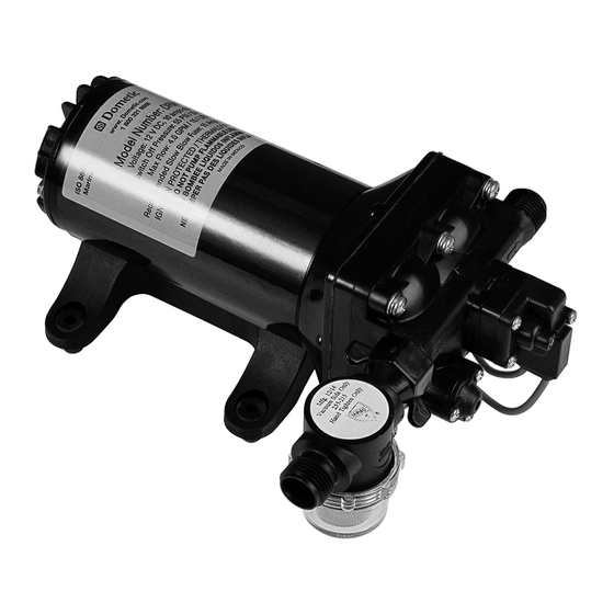 Dometic Remote Water Pump Montage- Und Bedienungsanleitung