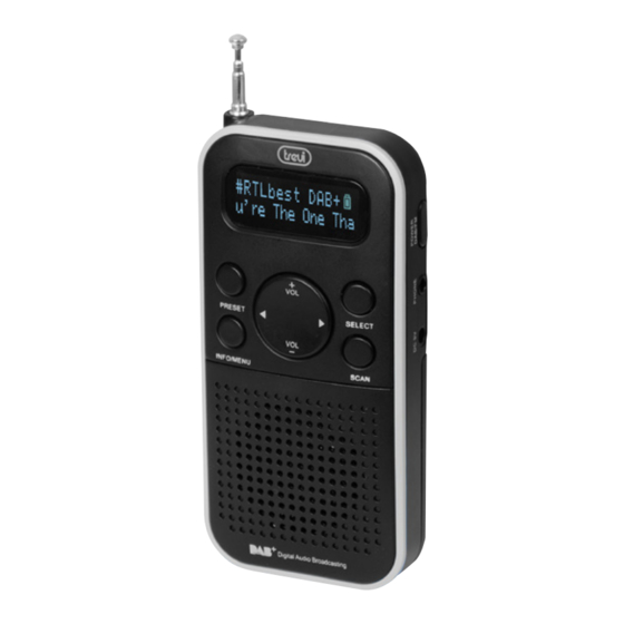 Trevi DAB 7F90 R Handbuch