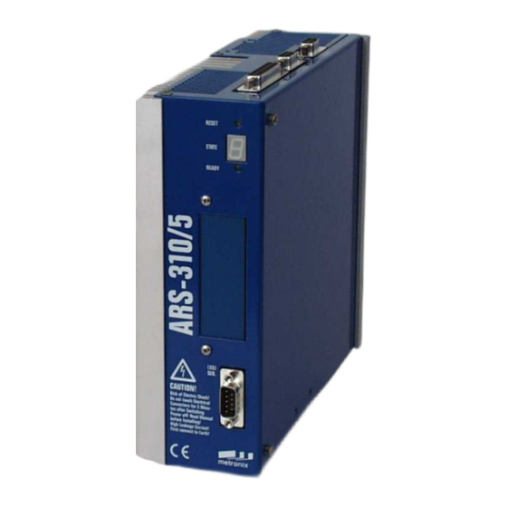 Metronix ARS-310/5 Produkthandbuch