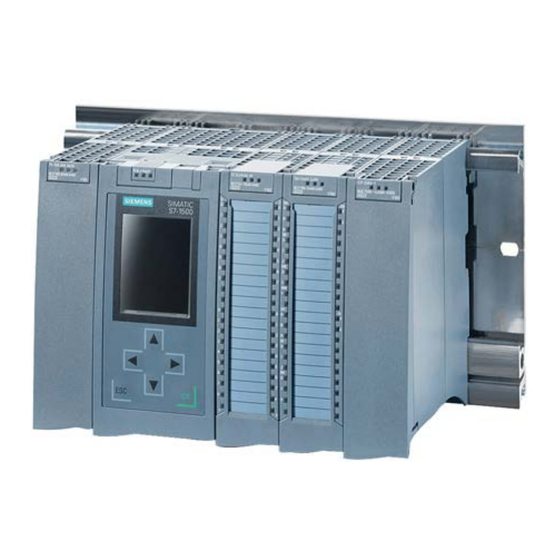 Siemens SIMATIC NET S7-1500 Betriebsanleitung