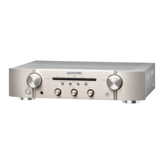 Marantz pm5005 Kurzanleitung