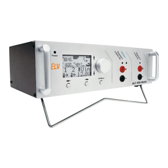 elv ALC 5000 Mobile Bau- Und Bedienungsanleitung