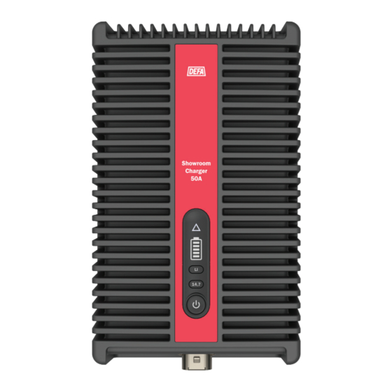 DEFA ShowroomCharger 50A Gebrauchsanleitung