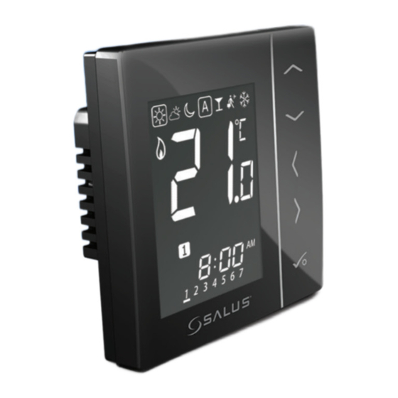 Salus Controls VS10W Installations- / Bedienungshandbuch