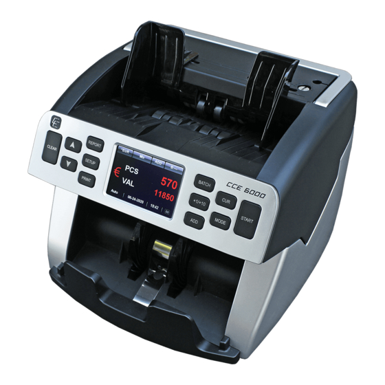 CASH CONCEPTS CCE 6000 Bedienungsanleitung
